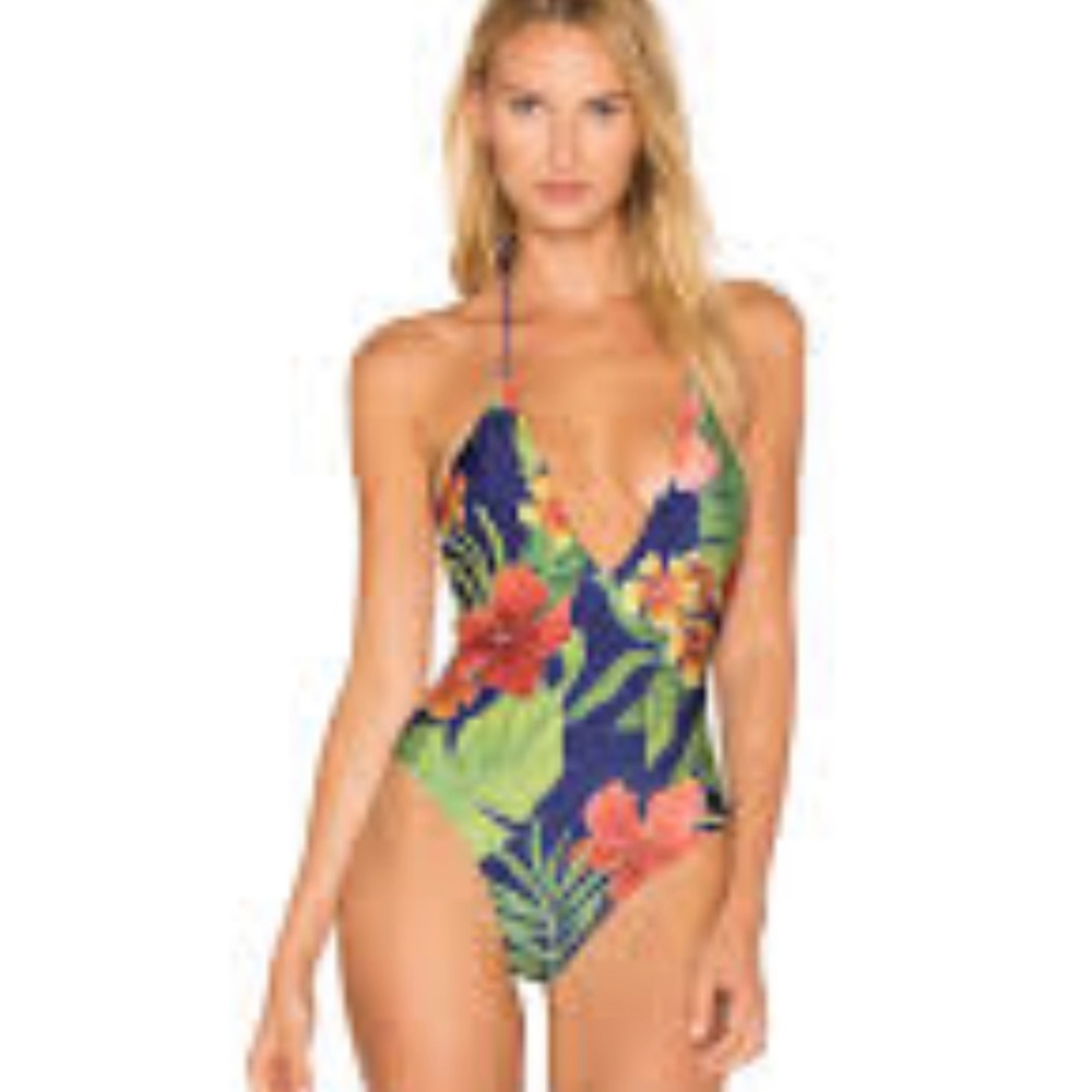 NWT PRIVACY PLEASE Stunning Elouise One Piece Suit in‎ Blue!